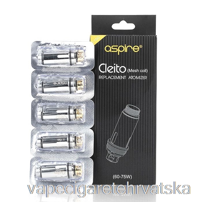 Vape Cigarete Aspire Cleito Zamjenske Zavojnice 0,15 Ohm Mrežaste Zavojnice